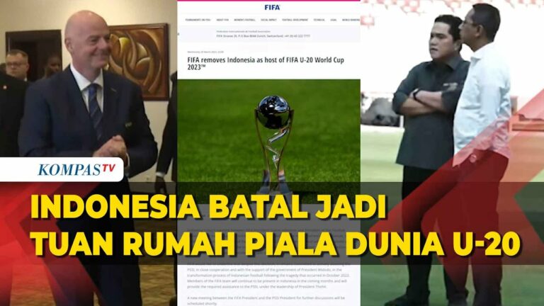 Indonesia Batal Jadi Tuan Rumah Piala Dunia U20, FIFA Janji Tetap Bantu PSSI