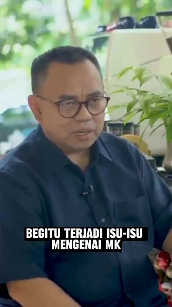 Jadi proses morat maritnya demokrasi kita itu dimulai sejak pak Prabowo masuk ka