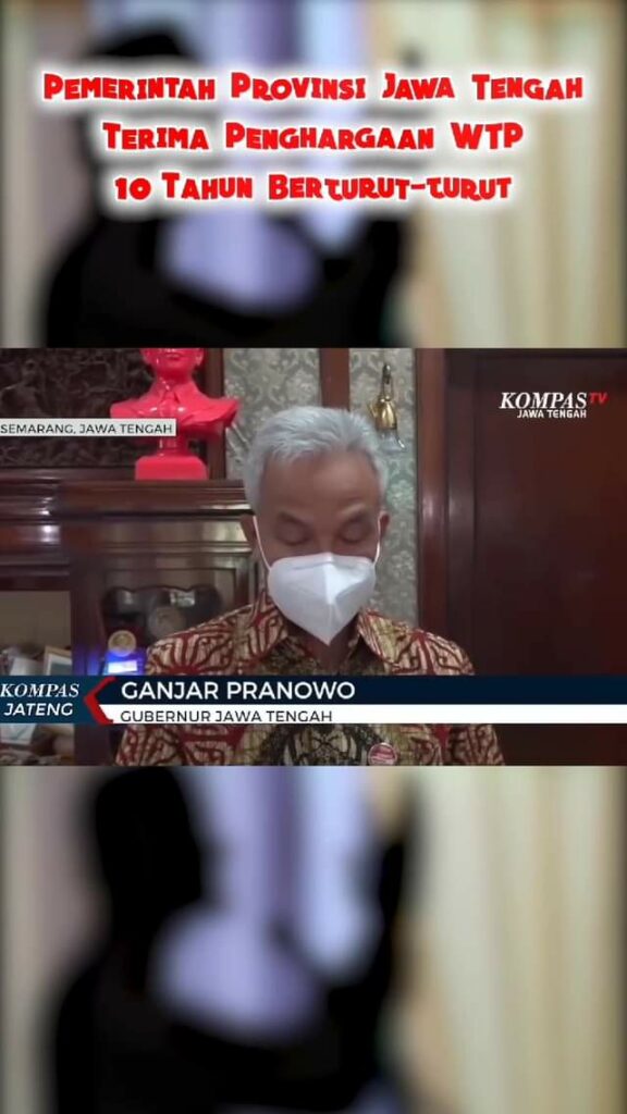 Lagi-lagi di era kepemimpinan ganjarpranowo, Jawa Tengah kembali menerima pengha