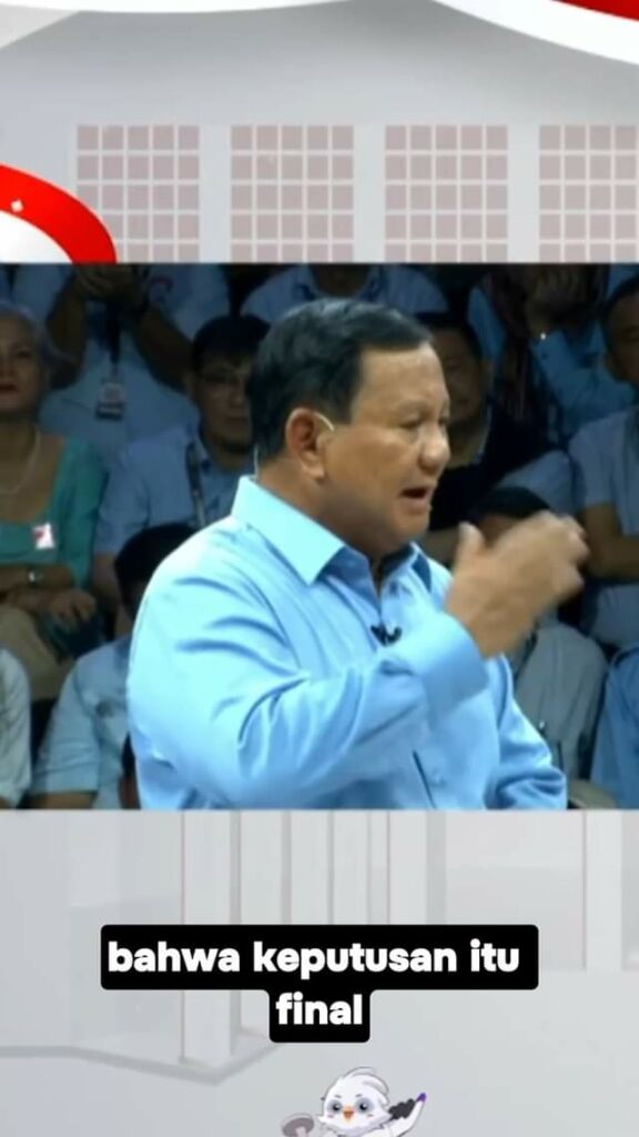 Prabowo Subianto akui bahwa ada intervensi dalam pengambilan putusan MK yang mel