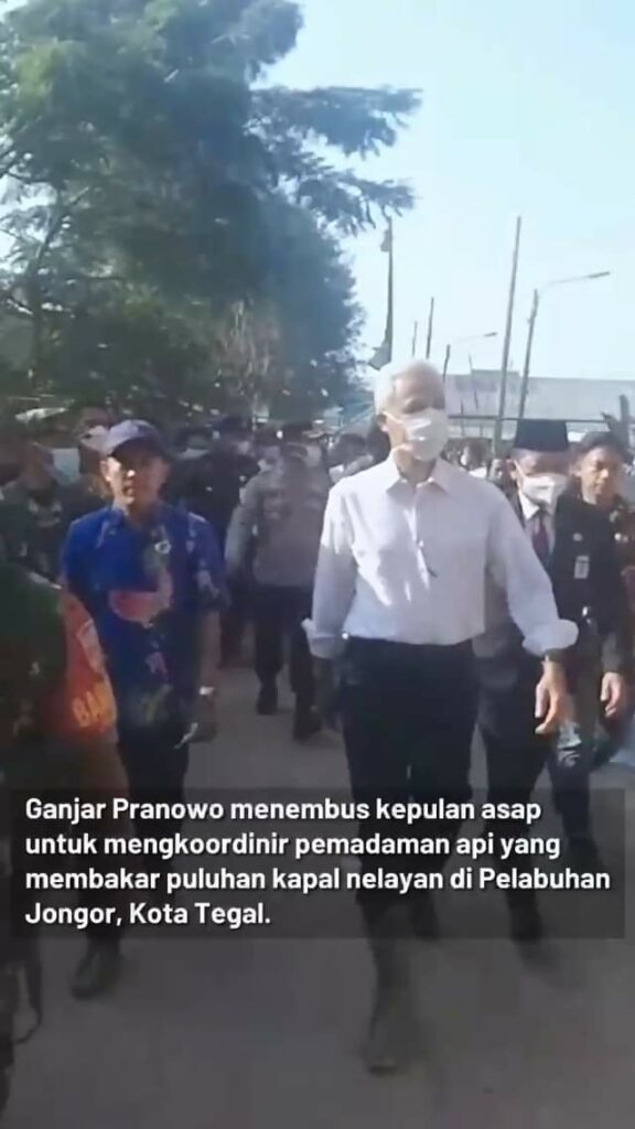 Sat set tas tes bukan sekedar slogan, tapi memang real dengan gerak cepat ganjar