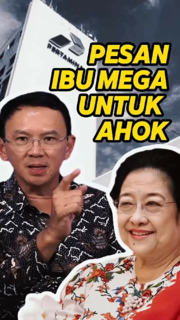 Sikap kenegarawanan ibu Megawati Soekarnoputri diungkapkan oleh Ahok kala ia ing
