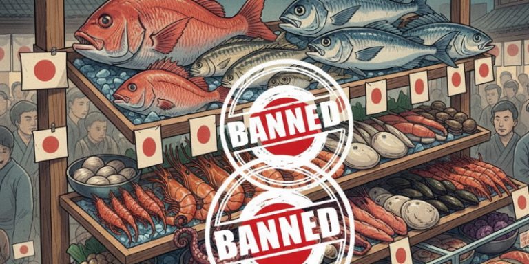 China akan Kembali Larang Impor Makanan Laut Jepang