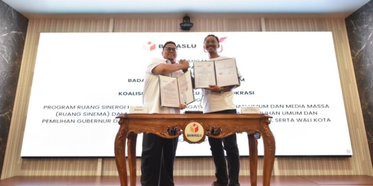 Bawaslu RI dan KPP DEM Teken MoU, Perkuat Edukasi Digital dalam Pemilu
