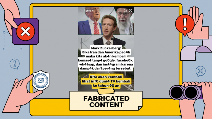 Jika Iran dan AS Pecah, Kita Kembali ke Masa Tanpa Google dkk – TurnBackHoax.ID