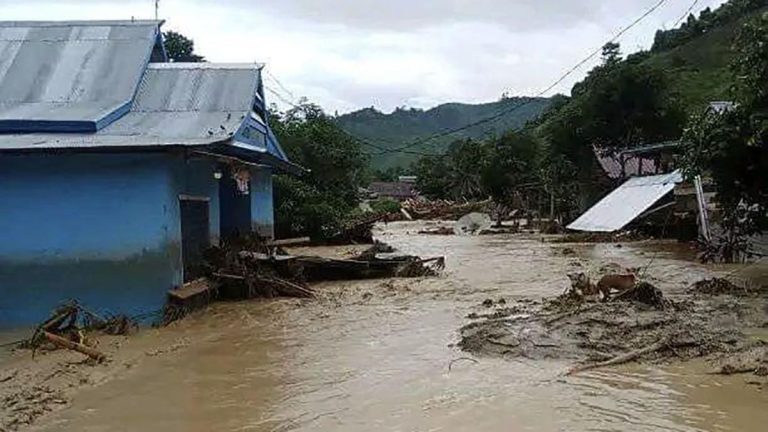 Banjir Rob Rendam 6 Desa di Parigi Moutong Sulteng, Ratusan Terdampak
