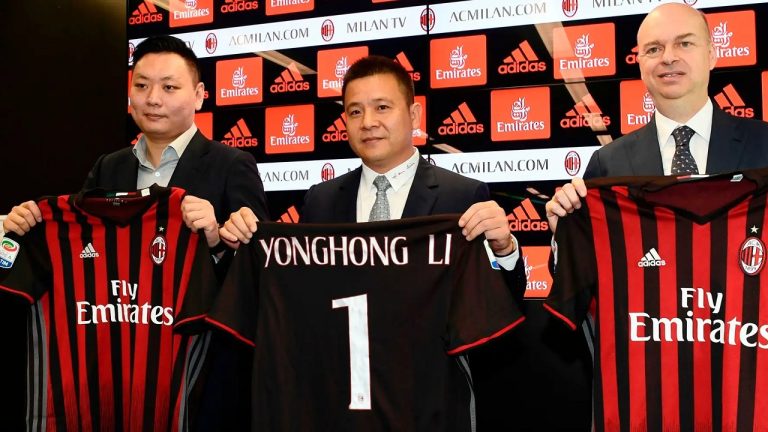 Eks Pemilik AC Milan Yonghong Li Dinyatakan Bangkrut di Hong Kong