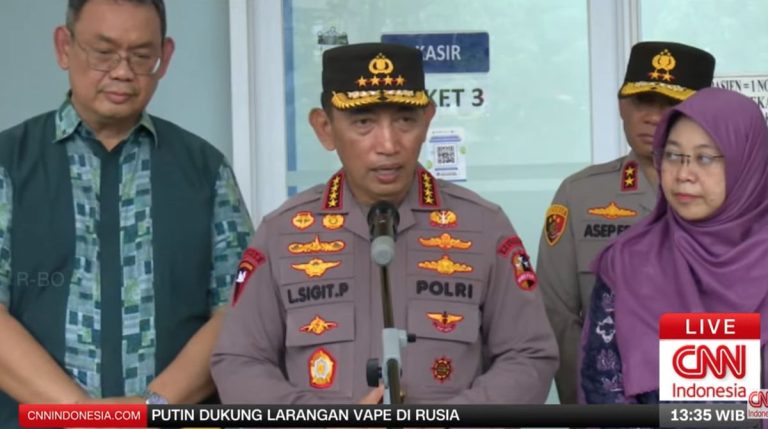 Kapolri Jawab Kemungkinan Terduka Pelaku Ledakan SMA 72 Korban Bully