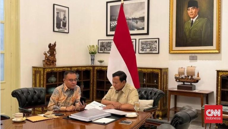 Prabowo Panggil Dasco ke Istana, Bahas Politik dan Program Strategis