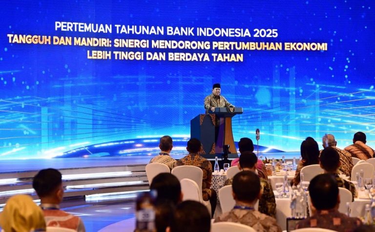 Pidato Lengkap Prabowo di Pertemuan Tahunan Bank Indonesia, Sinergi Kunci Pertumbuhan Ekonomi 2026 : Okezone Economy