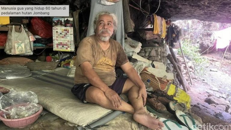 Kisah Mbah Darmaji, 42 Tahun Menghuni Gua Anggas Wesi Jombang