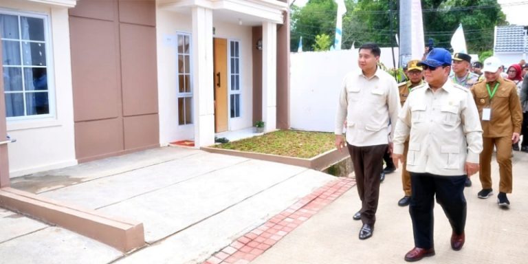Prabowo Resmikan Akad 50.030 KPR Subsidi di Serang