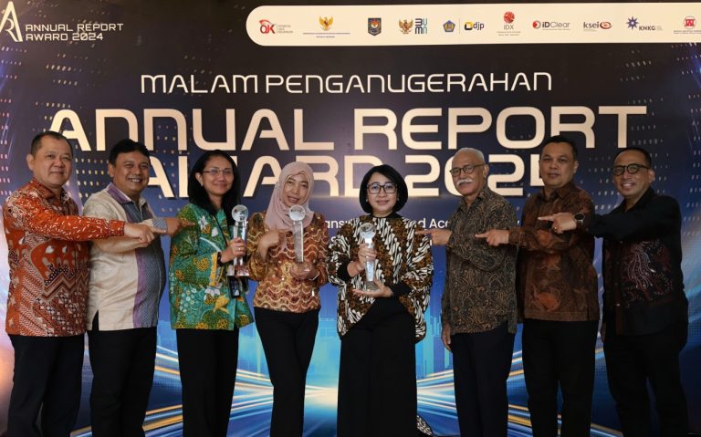 IPCM Borong Tiga Gelar Bergengsi di Annual Report Award 2024