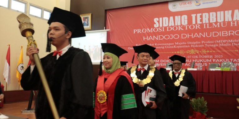 Program Doktor Ilmu Hukum UTA’45 Jakarta Raih Akreditasi Unggul