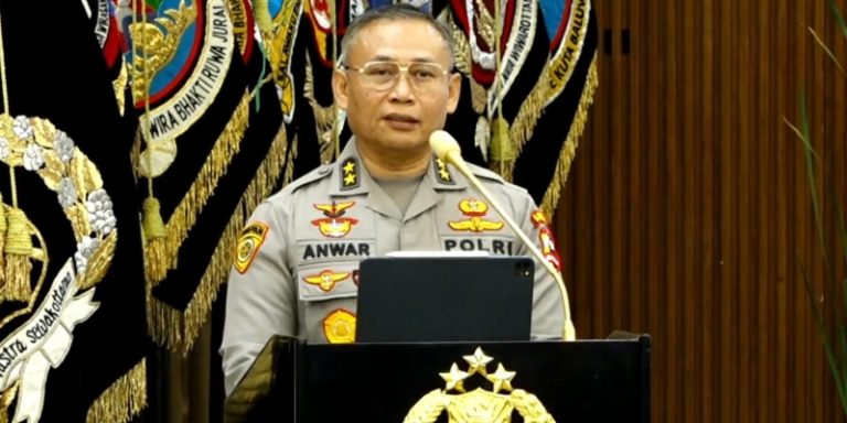 Rasio Polisi dan Masyarakat Tahun 2025 1:606