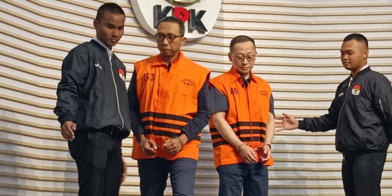 KPK Resmi Tahan Dua Tersangka Korupsi Proyek DJKA Medan