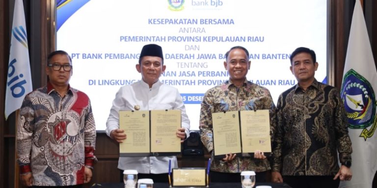 bank bjb dan Pemprov Kepri Teken MoU Perkuat Layanan Publik Digital