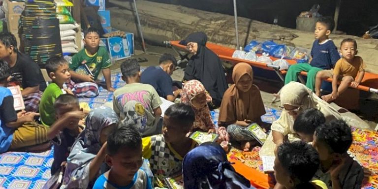 Lantunan Al-Qur’an Menggema di Pengungsian Aceh Tamiang