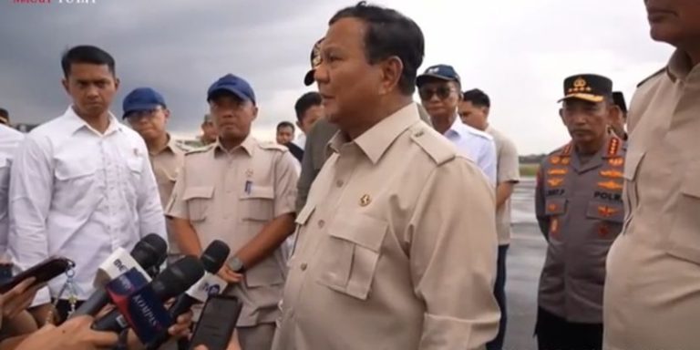 Prabowo Sebut Rakyat Masih Tegar dan Sabar Pascabencana Sumatera