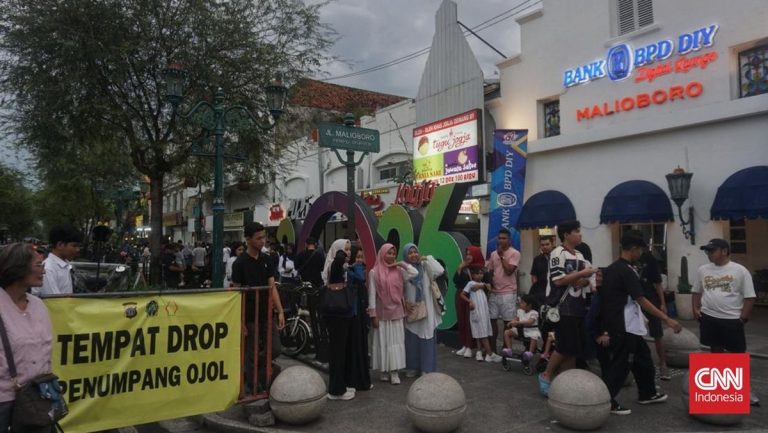 Akses Kendaraan Bermotor ke Malioboro Jogja Ditutup Malam Tahun Baru