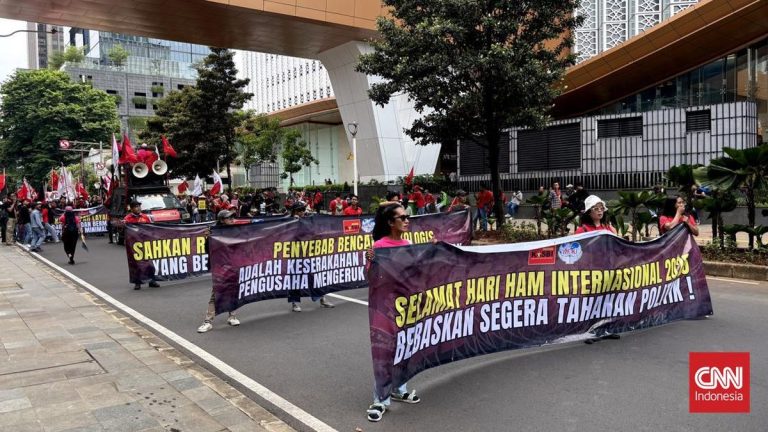 Hari HAM Internasional, Gebrak Tuntut Delpedro dkk Dibebaskan