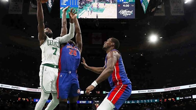 Jaylen Brown Buka Suara soal Insiden dengan Isaiah Stewart