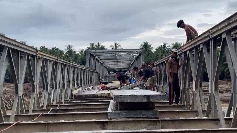 Jembatan Bailey di Bireuen Segera Operasional, Warga: Sangat Membantu Aktivitas Kami : Okezone News