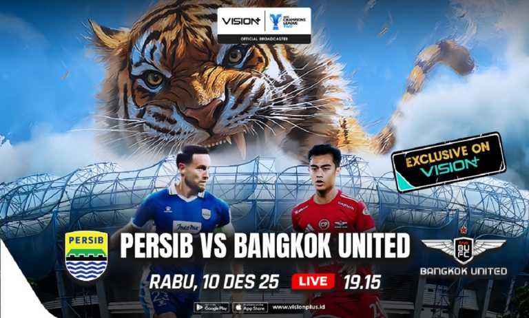 Live Malam Hari! Ini Jadwal Persib Bandung vs Bangkok United di AFC Champions League 2 2025-2026 di Vision+ : Okezone Bola