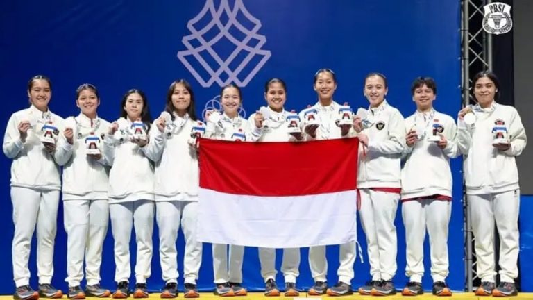 Tim Putri Indonesia Raih Medali Perak Beregu SEA Games 2025