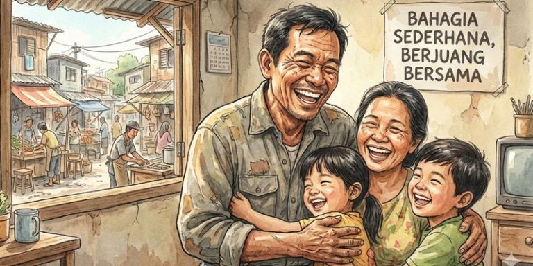 Paling Bahagia di Dunia, Tapi Masih Berjuang Sejahtera