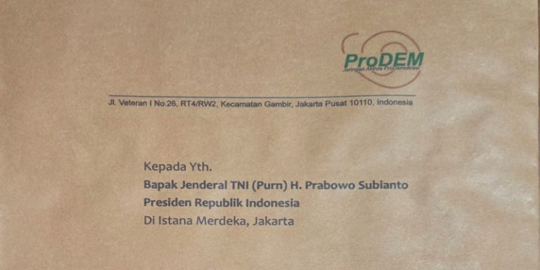 Kirim Surat ke Prabowo, Prodem Minta Polri Tetap di Bawah Presiden