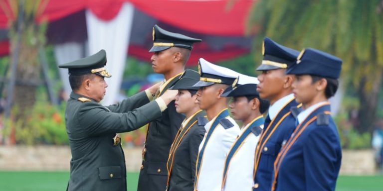 Panglima TNI Lantik 260 Perwira Prajurit Karier Progsus