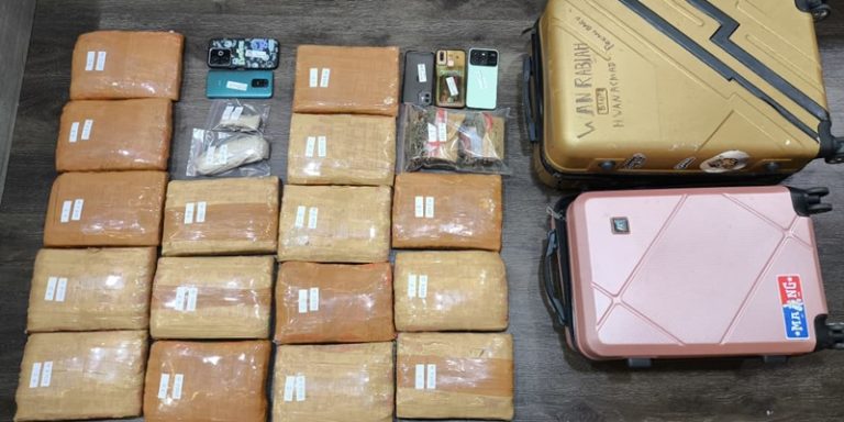 Polisi Amankan Empat Pengedar Plus Barbuk 17 Kg Ganja