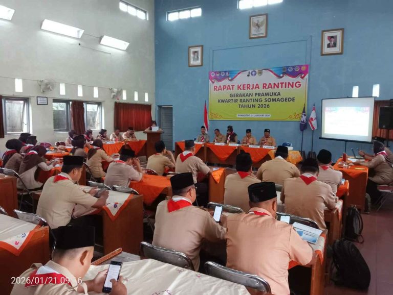 Kwartir Ranting Somagede Gelar Rakeran, Ajang Laporan Program Kerja Tahun 2025 dan Pengesahaan Program Kerja Tahun 2026