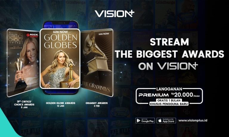 VISION+ Tayangkan Ajang Awards Dunia: Golden Globe hingga Grammys 2026 : Okezone Celebrity