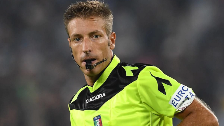 Davide Massa Pimpin Laga AC Milan vs Fiorentina di Artemio Franchi