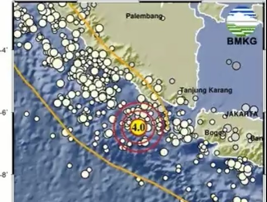 Gempa Magnitudo 4 Guncang Tanggamus Lampung : Okezone News