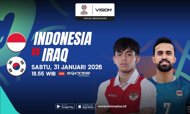 Jadwal dan Link Live Streaming Timnas Futsal Indonesia vs Irak di Piala Asia Futsal 2026 di VISION+, Klik di Sini! : Okezone Bola