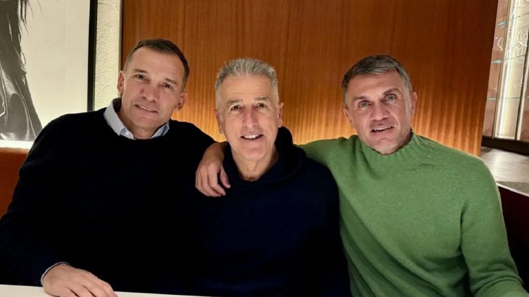 Kunjungi Milan, Andriy Shevchenko Bertemu Maldini dan Braida