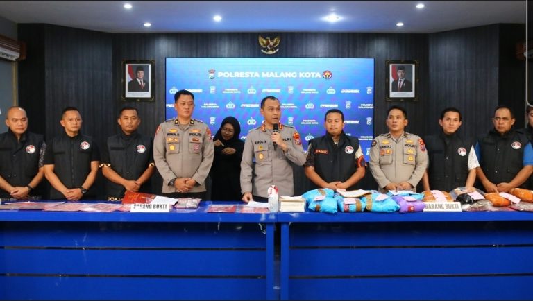 Polresta Malang Tangkap 36 Tersangka Kasus Narkoba, Sita Ganja hingga Sabu : Okezone News