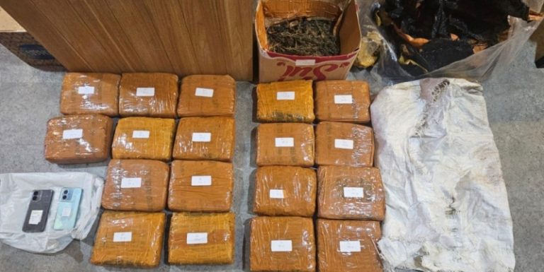 Belasan Kilogram Ganja Disita, Satu Pelaku Dibekuk