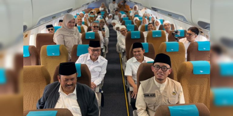 Kini Ada Pesawat Boeing di Dalam Asrama Haji Aceh untuk Latihan Manasik