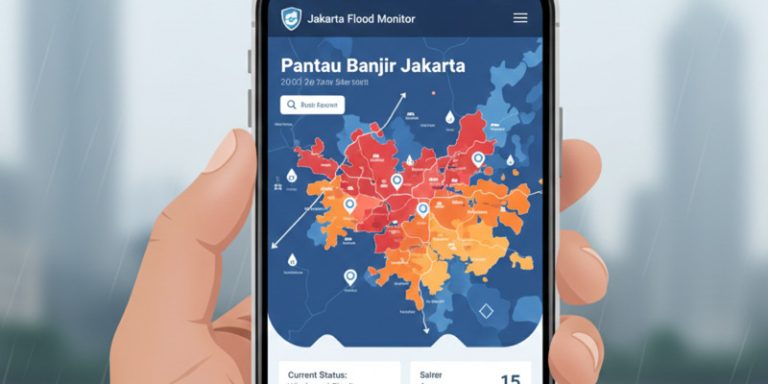 7 Cara Cek Titik Banjir Jakarta Secara Real Time