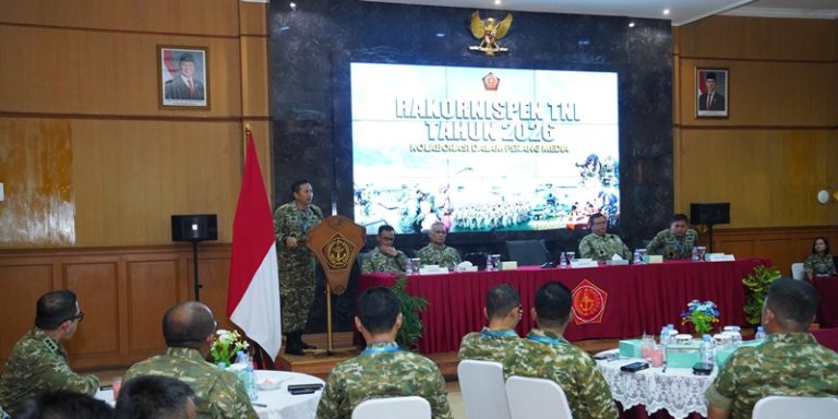 Rakornispen TNI 2026 Perkuat Silaturahmi Hadapi Perang Informasi
