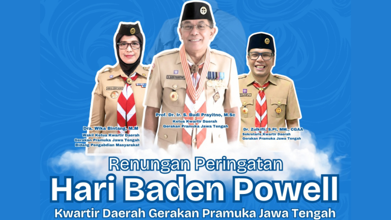 Renungan Peringatan Hari Baden Powell 2026: Kwarda Jateng Ajak Anggota Perkuat Api Semangat Kepramukaan
