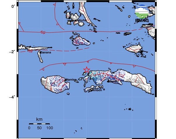 Gempa M4,8 Guncang Seram Bagian Barat, Waspada Gempa Susulan : Okezone News
