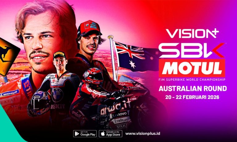 Jadwal dan Link Live Streaming WSBK Australia 2026 di Vision+ : Okezone Sports