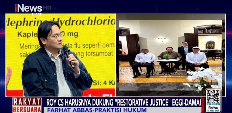 Farhat Abbas: Eggi Sudjana Mau Damai dengan Jokowi, Saya Ada Rekamannya! : Okezone News