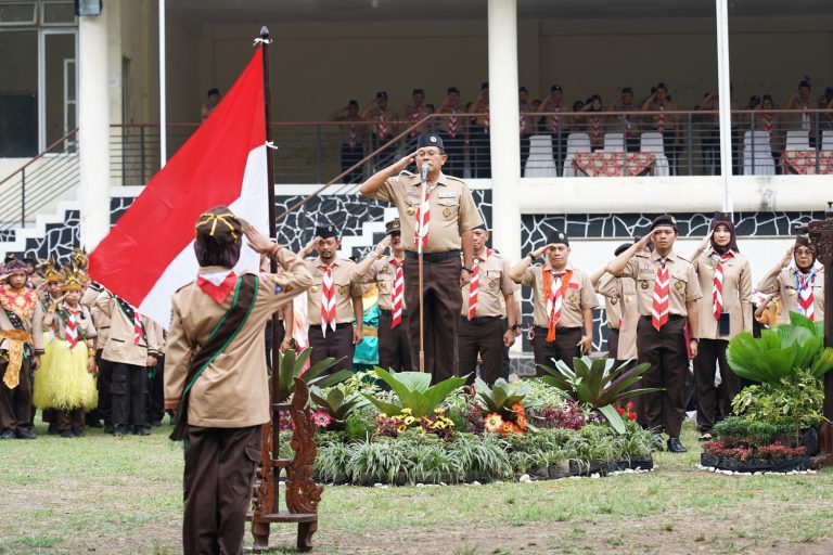 Dihadiri Jajaran Pimpinan Kwarda, Upacara Pembukaan Pesta Siaga Jateng 2026 di Lahan 1 Puskepram Berlangsung Semarak